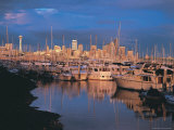 Elliot Bay Marina  Sunset  WA