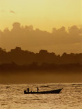 Fishing Boat at Dusk  Cahuita  Costa Rica