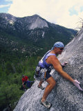 Rock Climbing  Suicide Rock  CA