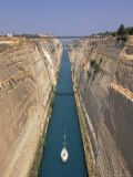 Corinth Canal  Peloponnesos Greece