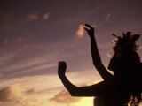 Polynesian Dancer  Ahu Tahai  Easter Island