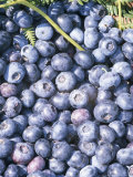 Blueberries  Close-up of Group of Fruits