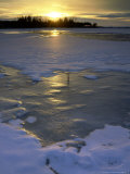 Winter Sunset Light  Peninsula State Park  Wi