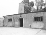 Gas Chamber Showing Chimney  Auschwitz  Poland