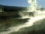 Old Faithful  Run-Off Yellowstone  USA