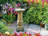 Small Garden and Patio with Sundial Feature