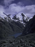 Snowy Mountains with Lake  Chile