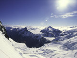 Snowy Mountain Top  New Zealand
