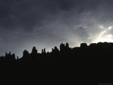 Rock Formations in Twilight  USA
