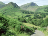 View South to Fells of Hindscarth on Left and Robinson on Right  the Lake District  UK