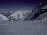 Pumori from Camp Three on Everest  Nepal