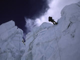 Rapelling Down Khumbu Ice Fall