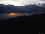 Sun Dips Below Clouds  Kilimanjaro