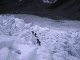 Mountaineering on Khumbu Ice Fall