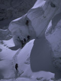 Climbing Khumbu Ice Fall  Nepal