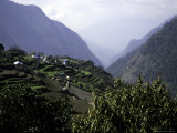 Mountain Village  Nepal