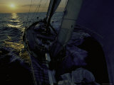 Sailing at Sunset  Ticonderoga Race