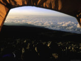 View from the Tent  Kilimanjaro