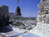 Bell in Ruins of Medieval Castle of the Knights  Greece