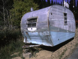 Old Camper at a Car Cemetery in Colorado