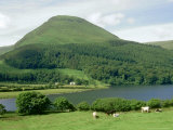 View South-West to Carling Knott and Blake Fell  the Lake District  UK