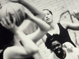 Group of Young Women Playing Basketball