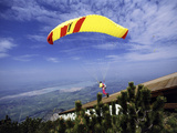 Paragliders Mount Tegelberg  West Germany
