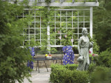 Garden with Statue