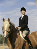 Jockey Sitting on a Horse