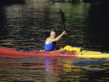 Kayaking Lake Powell  Utah  USA