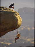 Climber Dangling