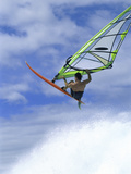 Windsurfer in Midair