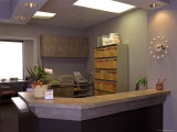 Reception Desk in a Dentist's Office