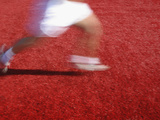 Low Section View of a Person Running