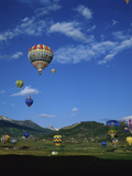 Forty Balloon Race Aspen  Colorado  USA