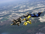 Skydivers in Formation