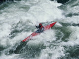 Kayaking in White Water