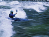 Kayaker in White Water