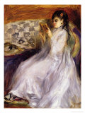 Young Woman Reading  c1873
