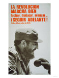 Poster Featuring Fidel Castro  1975