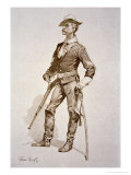 Sergeant of US Cavalry  After a Drawing of 1890