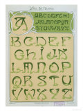 Art Nouveau Alphabet 1903
