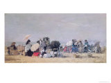 Beach Scene  Trouville  1873