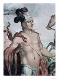 Portrait of the Aztec Emperor Montezuma II