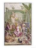 Frontispiece of Hortus Cliffortianus by Carl Linnaeus