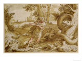 Cadmus About to Attack a Dragon