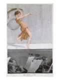 Portrait of Isadora Ducan