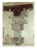 Capital in Persian Style  Column in Apadana  Palace of Darius the Great at Susa  Iran  c 500 BC