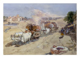Cotton Transport  India  1862