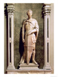 St George in a Niche with a Relief of St George Slaying the Dragon Below